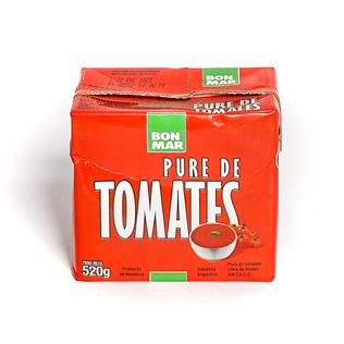 Puré de tomate en caja x 520 gr